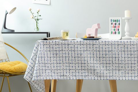 Hot Selling Print Cotton Elegant Customized Size Tablecloth for Kitchen