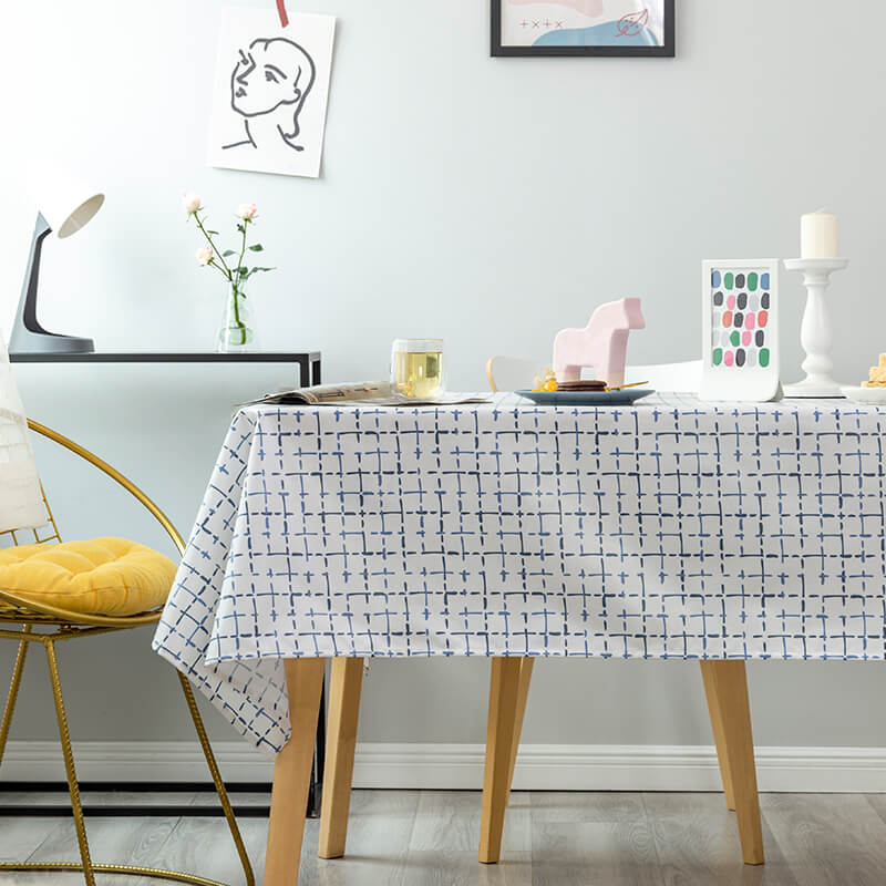 Hot Selling Print Cotton Elegant Customized Size Tablecloth for Kitchen