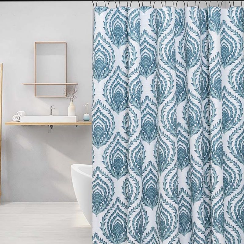 Fabric Polyester Elegance Print Shower Curtain