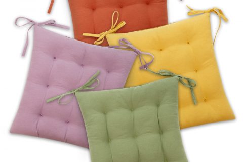 Factory Wholesale Solid Color Cotton Seat Cushion Pillow Nail Point Chair Pad