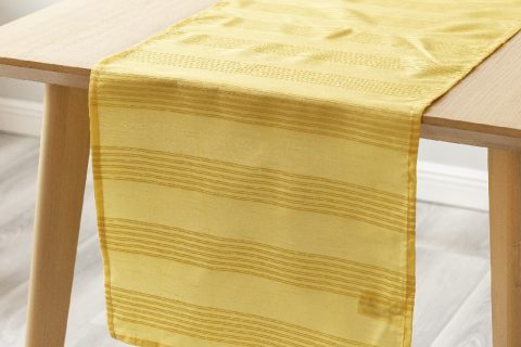High Quality 100% Polyester Multicolor Simplicity Elegant Office Home Table Runner